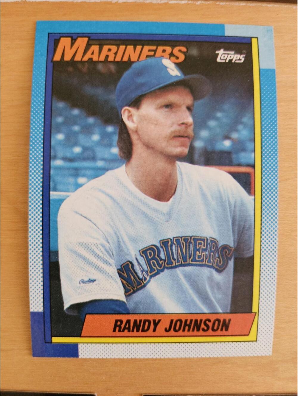 1990 Topps Baseball #431 - Randy Johnson - Seattle Mariners HOF